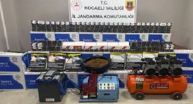 Kocaeli'de Jandarma 82 parça tarihi eser ele geçirdi