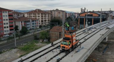 Kuruçeşme tramvayda ray imalatı tamamlandı