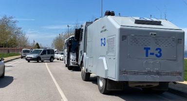 Tansiyon yükseldi: Çevik kuvvet ekipleri nöbette