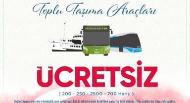 19 Mayıs Gençlik ve Spor Bayramı’nda ulaşım ücretsiz