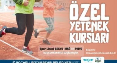 Büyükşehir ücretsiz özel yetenek kursları açıyor