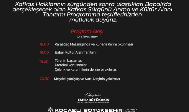 Çerkes Sürgünü 158. yılında anılacak