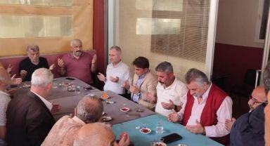 Recep Kaya şehit ailesine gitti