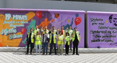 SEDAŞ, 19 Mayıs gençlik enerjisini trafoya yansıttı