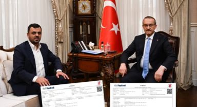 Vali Yavuz’dan Ergünler Lojistik'e Bağış teşekkürü