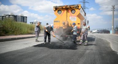 Çayırova’da asfalt yama seferberliği