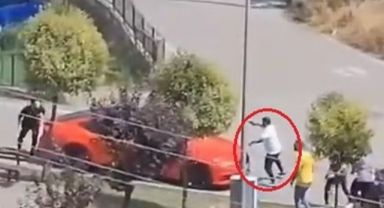 Çocuk parkında silahlı dehşet anları kamerada
