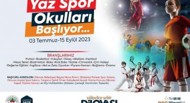 Dilovası Yaz Spor Okulları kayıtları başladı