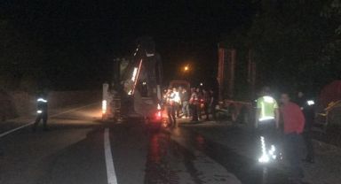 Feci kazada ağır yaralanan 1 kişi yoğun bakıma alındı