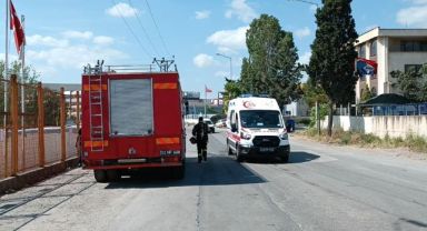 Gebze'deki kauçuk fabrikasında yangın çıktı