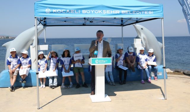 Kumyalı Plajına Mavi Bayrak çekildi