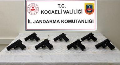 Operasyonda 7 ruhsatsız tabanca ele geçirildi