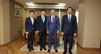 Posco’nun CEO’sundan Başkan Büyükakın’a ziyaret