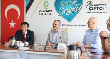 Ünlü Japon yer bilimci Çayırova'ya geldi