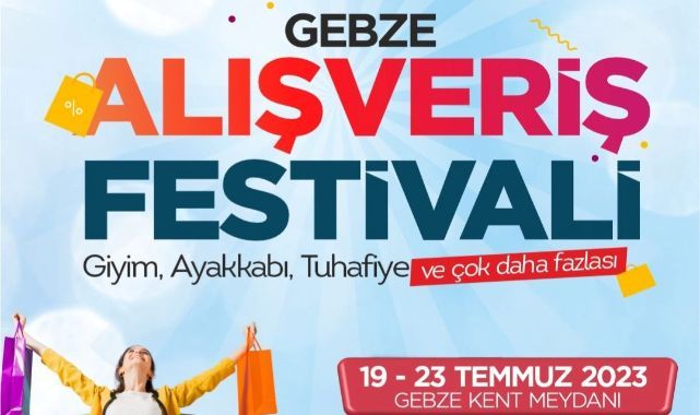 Gebze, Alışveriş Festivaliyle şenlenecek