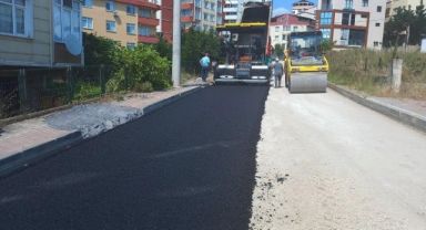 Gebze’nin mahallelerine sıcak asfalt
