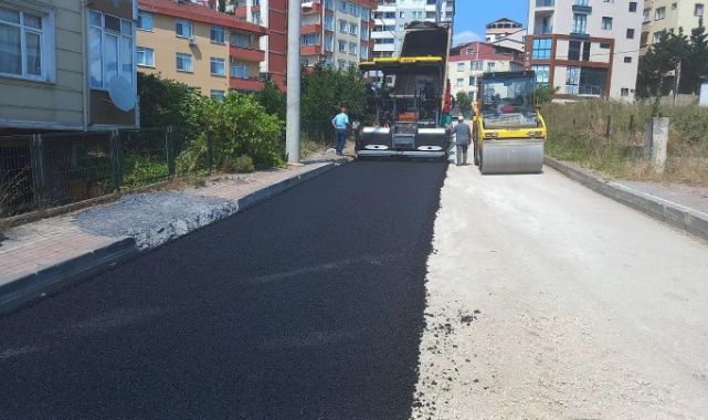 Gebze’nin mahallelerine sıcak asfalt