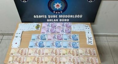 İş yerinde kumar oynatıldığı denetimde ortaya çıktı