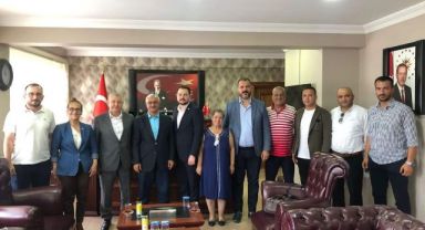 İYİ Partililerden kaymakama ziyaret