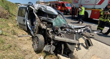 KMO'da feci kaza: 2’si çocuk 4 yaralı