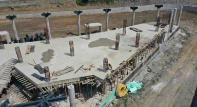 Terminal binasında çalışmalar sürüyor