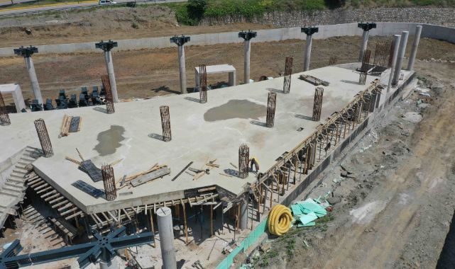 Terminal binasında çalışmalar sürüyor