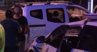 Trafiğe alkollü çıkan sürücü tehdit ve küfür savurdu