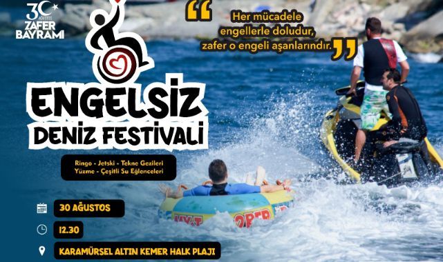 Büyükşehir’den 3. Engelsiz Deniz Festivali