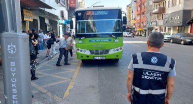 Büyükşehir’den toplu taşıma araçlarına denetim