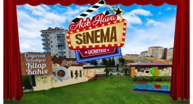 Çayırova’da açık hava sinema keyfi