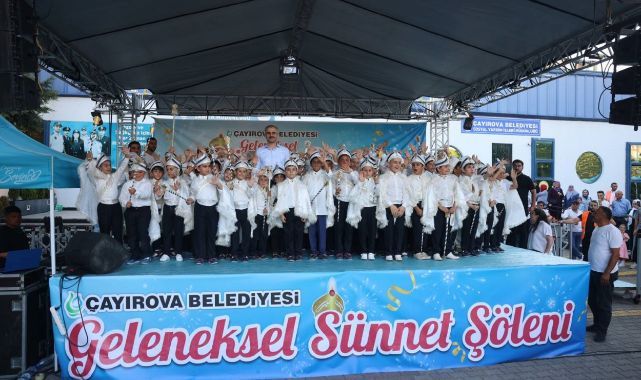 Çayırova’da geleneksel sünnet şöleni gerçekleştirildi