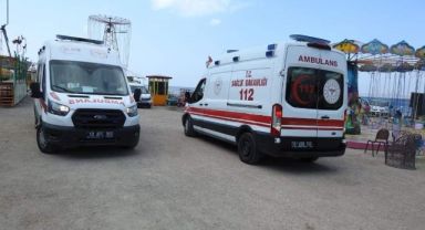 Denizde boğulma tehlikesi geçiren genç yaşam mücadelesi veriyor