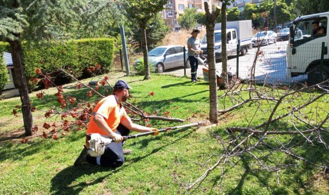 Gebze’de 7/24 park çalışmaları