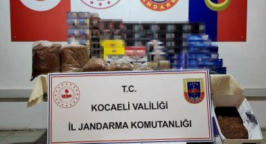 Gebze'de 7 bin 180 dolu ve boş makaron ele geçirildi