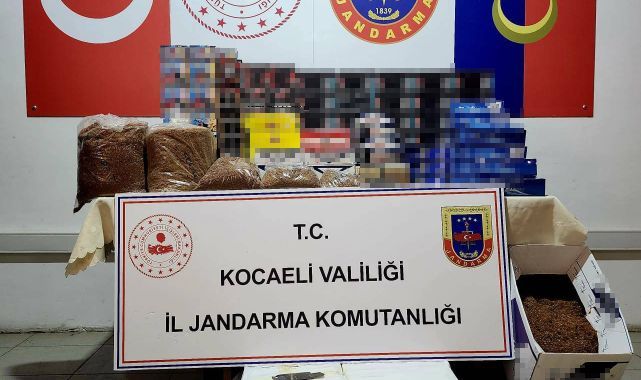 Gebze'de 7 bin 180 dolu ve boş makaron ele geçirildi