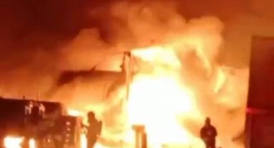 Gebze'de asfalt eritme tankında patlama: 2 yaralı