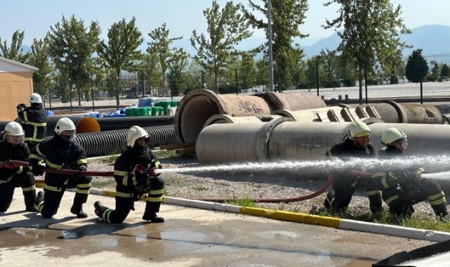 İtfaiyeden Ford Otosan’a yangına müdahale eğitimi