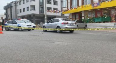 Markete giderken silahla vuruldu