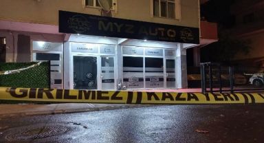 Oto galeriye silahlı saldırı: Kurşunlayıp otomobille kaçtılar