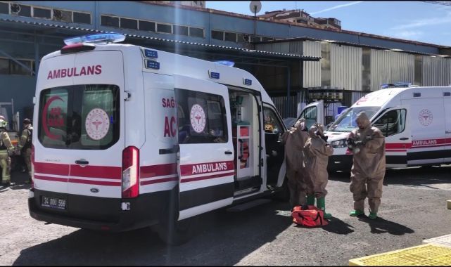 Pendik’te iş yerinde kimyasal madde sızıntısı: 3 işçi zehirlendi
