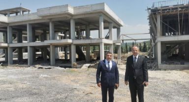 Şayir ve Kaymakam Kubilay yatırımları incelediler