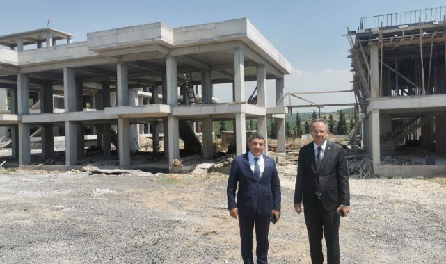 Şayir ve Kaymakam Kubilay yatırımları incelediler