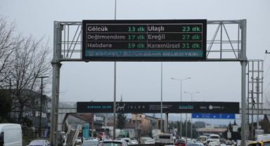 Şehrin önemli güzergâhlarına anlık kontrol