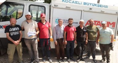 Selden tarlaları zarar gören çiftçilere destek