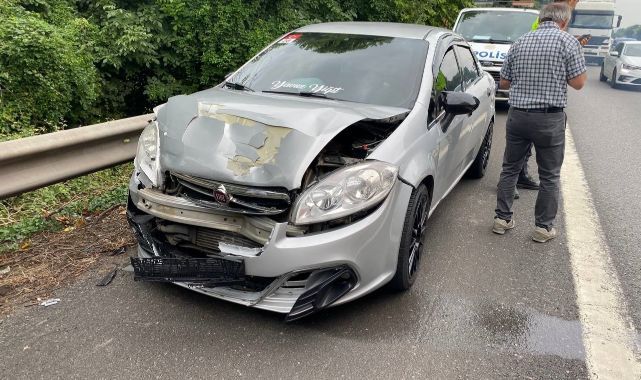 TEM'de zincirleme trafik kazası: 3 yaralı