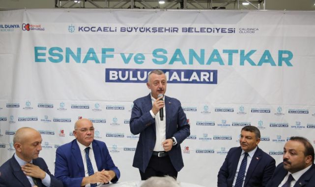 Başkan Büyükakın, Dilovası esnafıyla buluştu