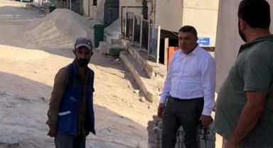 Başkan Şayir, çalışmaları yerinde inceledi