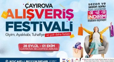 Büyükşehir’in Alışveriş Festivali bu kez Çayırova’da