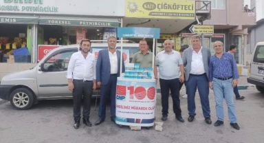 CHP Dilovası 7 noktada kandil simidi dağıttı