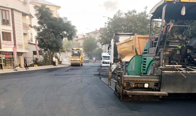 Darıca Aşık Veysel Caddesi asfaltlandı